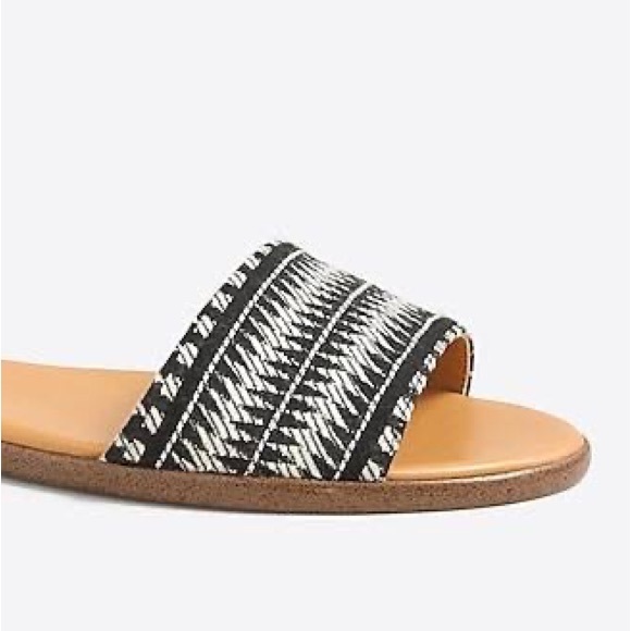 Morgan Woven Peep-toe D'Orsay Flats - Picture 3 of 9